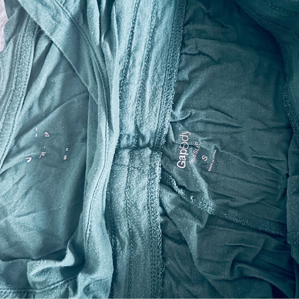GAP BODY Women's Green Sleepwear Set super soft buttery forest pants long sleeve - Picture 6 of 7